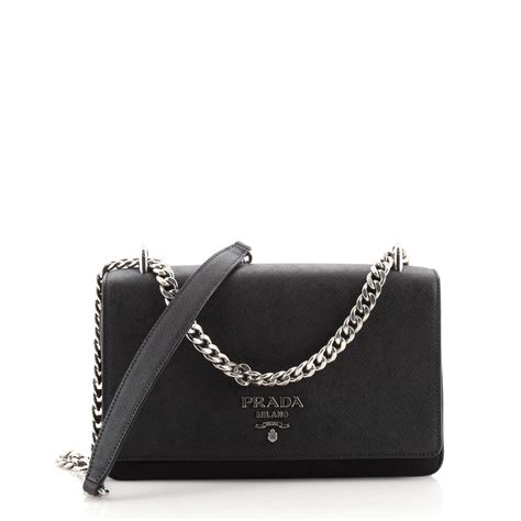 prada crossbody bag saffiano tessuto black|Prada bag saffiano sale.